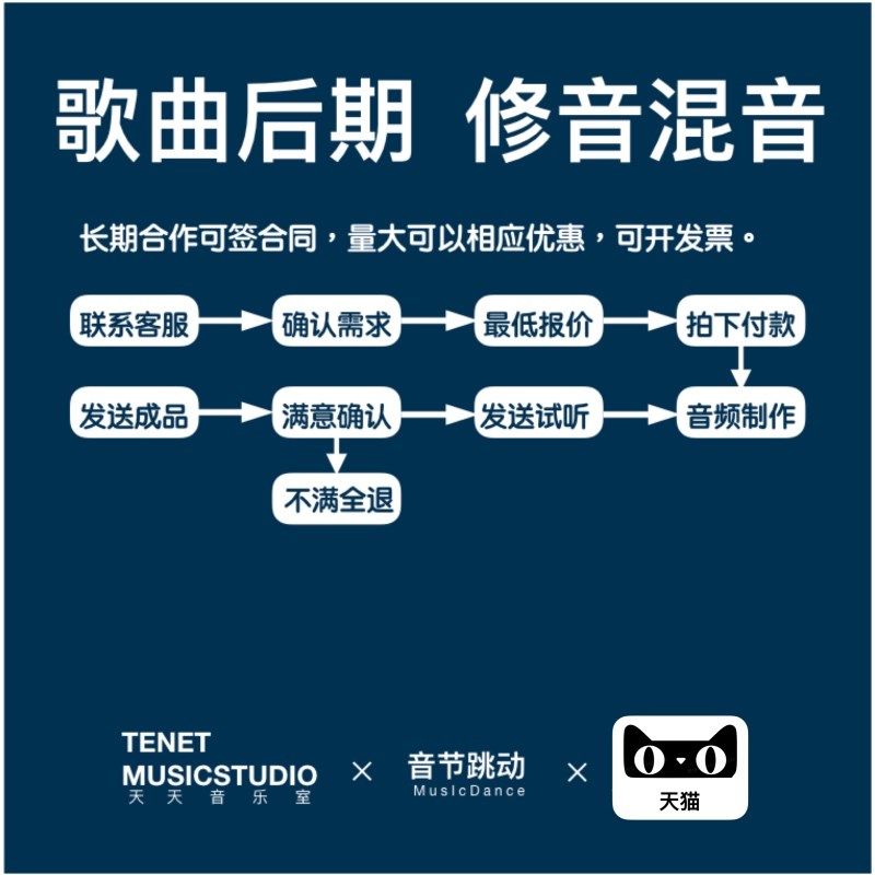 音乐修音后期调音乐器人声音色美化贴唱分轨全民唱吧影片歌曲混音图片