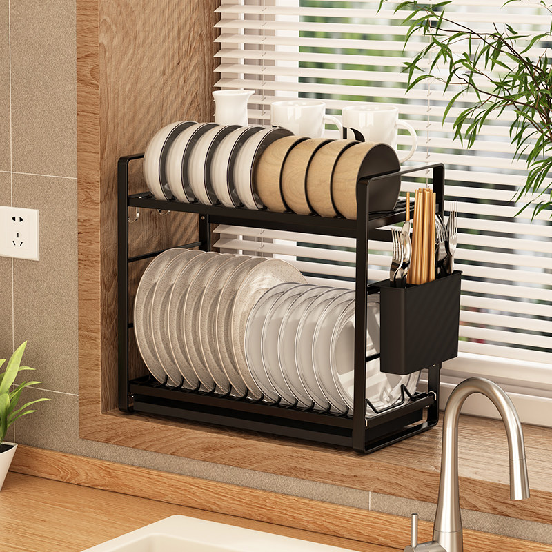 厨房置物架碗碟收纳架窄水槽沥水架小型放碗架碗筷沥水水池洗碗池,厨房/烹饪用具,龙头置物架,淘宝优惠券,粉丝福利购,淘宝优惠卷