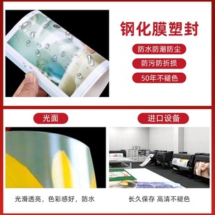 实木质复古小相框摆台洗照片做成画框相册订制10 12 16寸桌面摆件