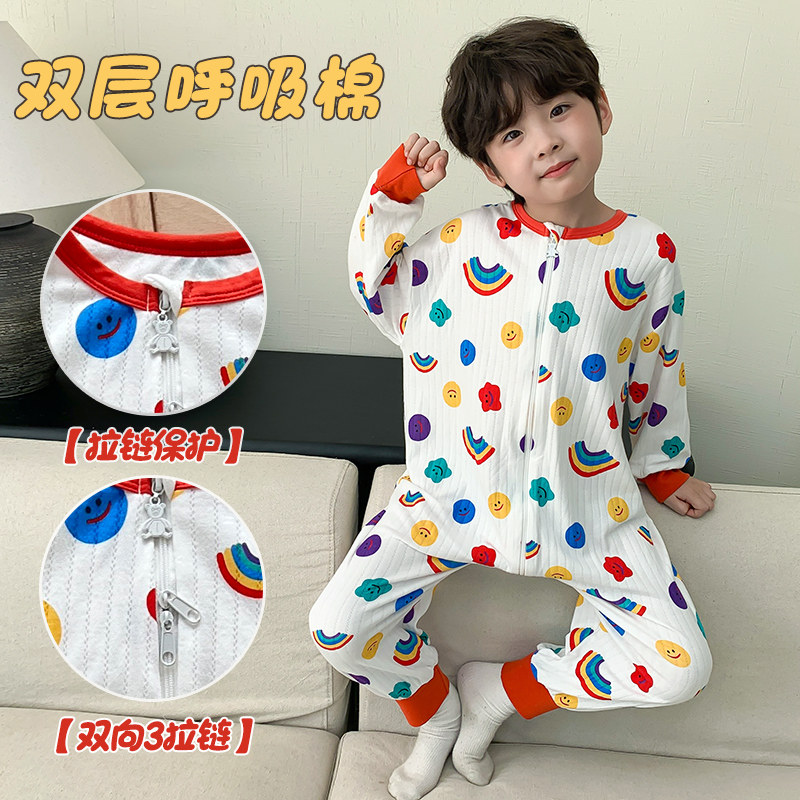 婴儿纯棉睡袋春秋冬四季通用薄款分腿连身睡衣宝宝睡袋儿童防踢被,婴童用品,睡袋/防踢被,淘宝优惠券,粉丝福利购,淘宝优惠卷