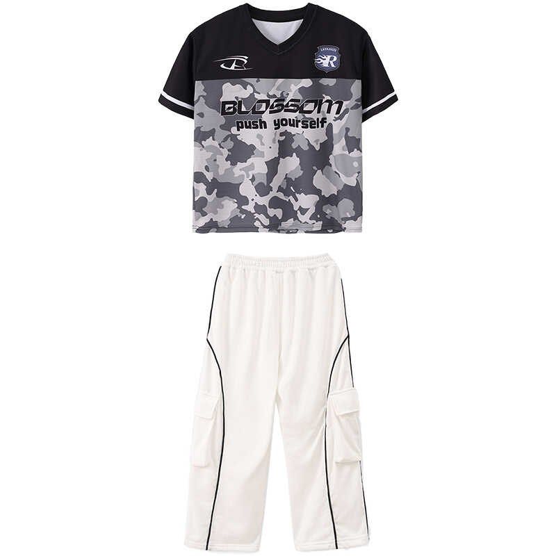 儿童嘻哈街舞套装男童拼色T恤hiphop舞蹈演出服女童爵士舞比赛服,童装/婴儿装/亲子装,儿童演出服,淘宝优惠券,粉丝福利购,淘宝优惠卷