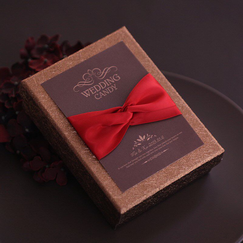 喜糖盒子伴手礼盒创意中式婚礼费列罗喜糖盒6粒婚庆用品大号礼盒