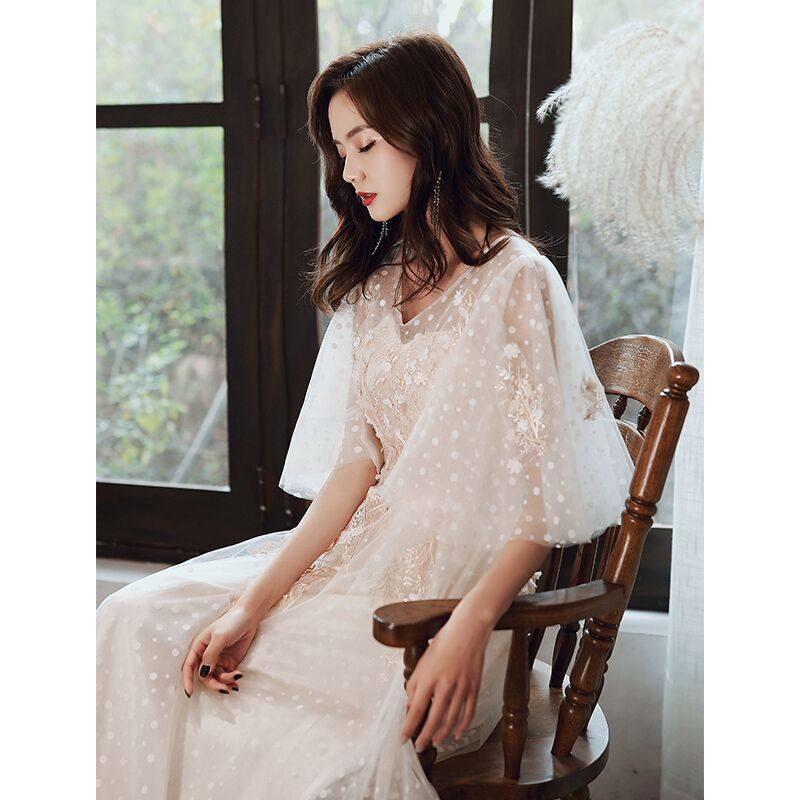 大码晚礼服女胖mm 显瘦2021新款宴会年会200斤加肥加大遮肚礼服裙