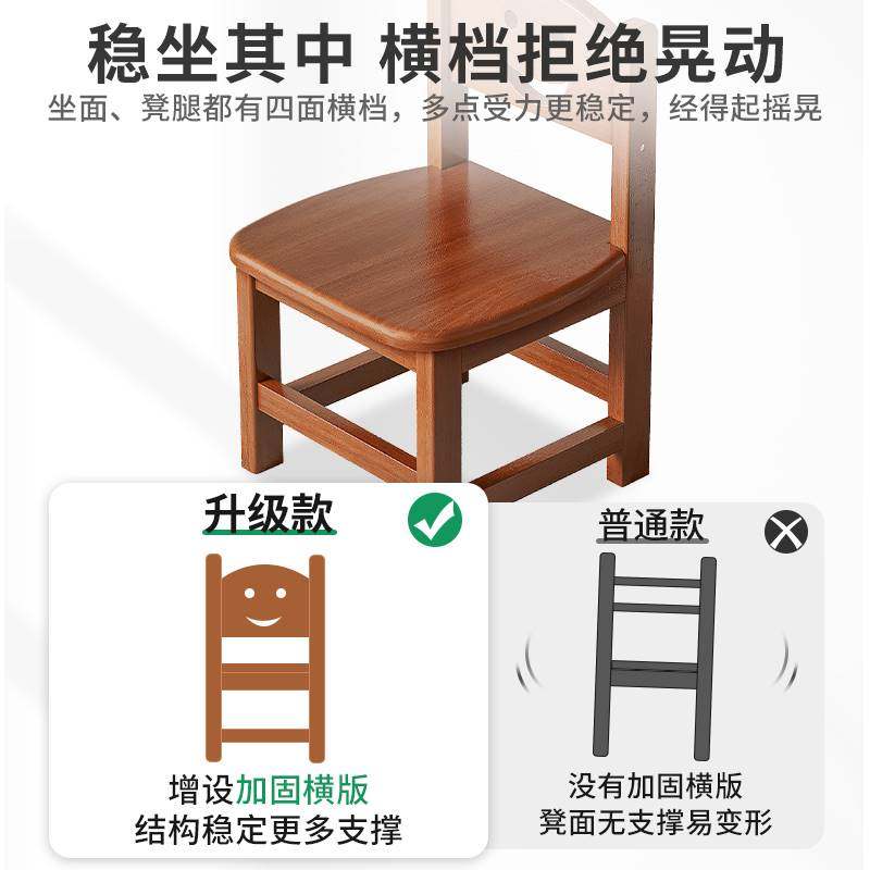 实木小凳子家用儿童靠背小椅子客厅小木凳小方凳板凳木头凳子矮凳,家居饰品,家具贴,淘宝优惠券,粉丝福利购,淘宝优惠卷