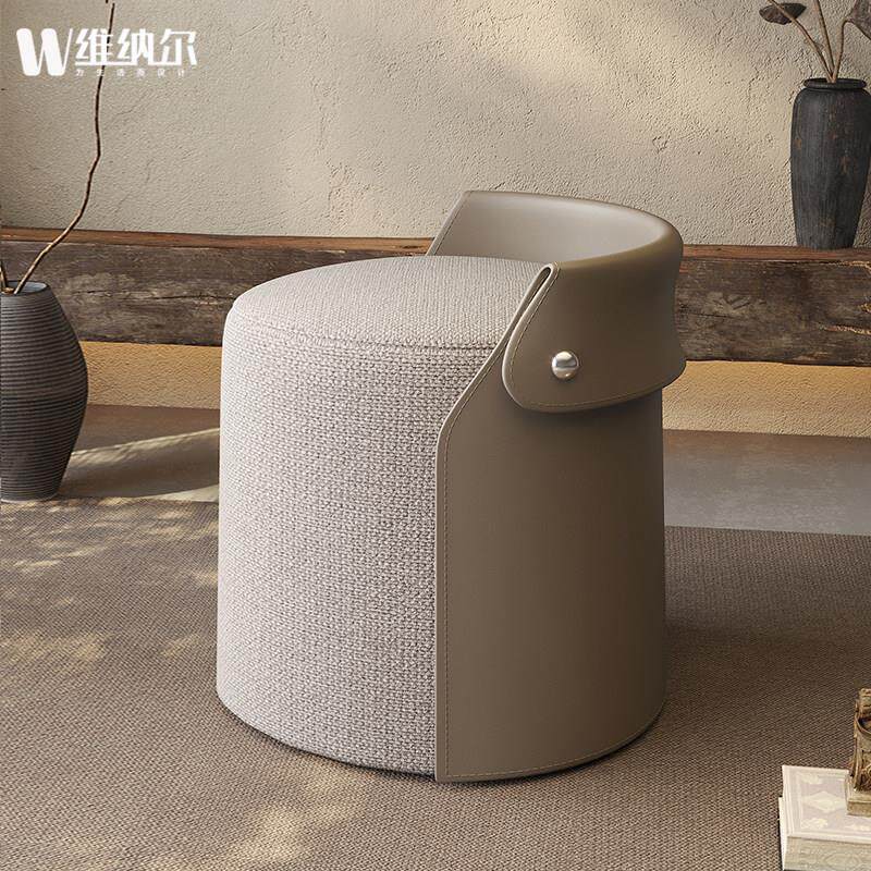 意式极简高级感轻奢化妆椅现代简约小户型卧室家用设计师化妆凳子