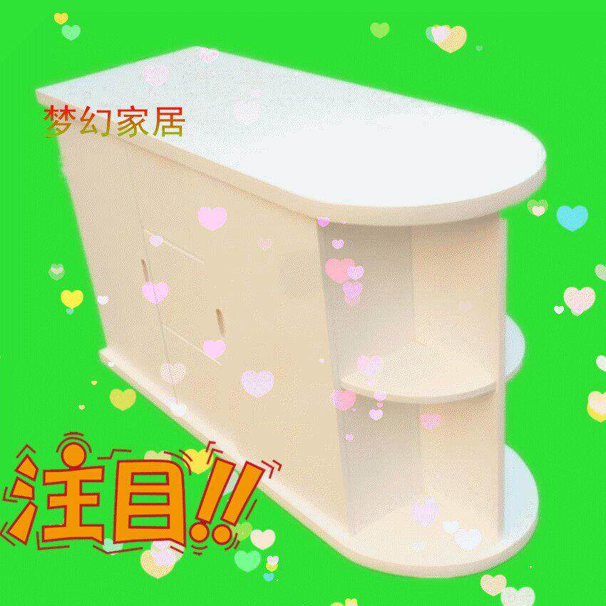 实木中型新款独立式子弹头鱼缸水族箱底柜可定做