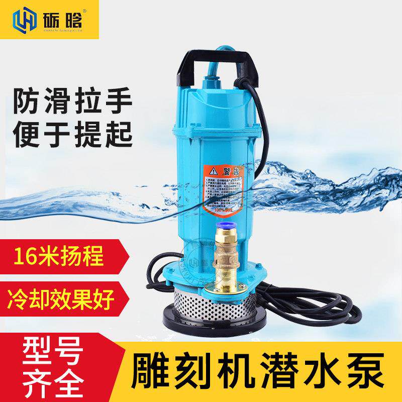 雕刻机高扬程220v潜水泵小型单项电动自吸抽水泵雕刻机配件抽水机