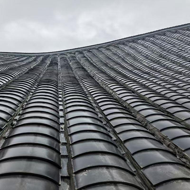 河南小青瓦瓦片古建瓦屋顶瓦片四合院瓦青瓦 微派瓦片装饰滴水