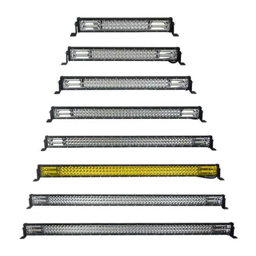 汽车三排LED长条灯12V24V改装货车车顶中网前杠超亮防水爆闪射灯