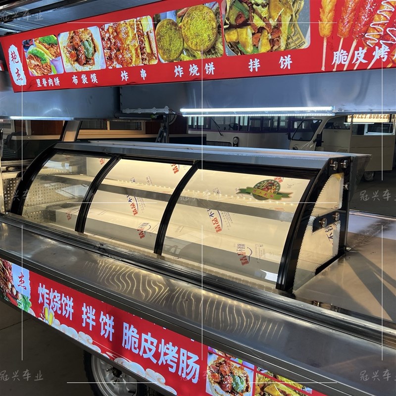 摆摊电动三轮车夜市专用小吃车餐车炸串烧烤车多功能摆摊车早餐车图片