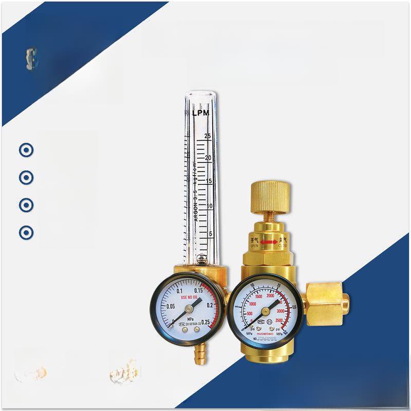 省气氩气表 节能氩弧焊减压器节气焊接高压钢瓶配件三防 压力表