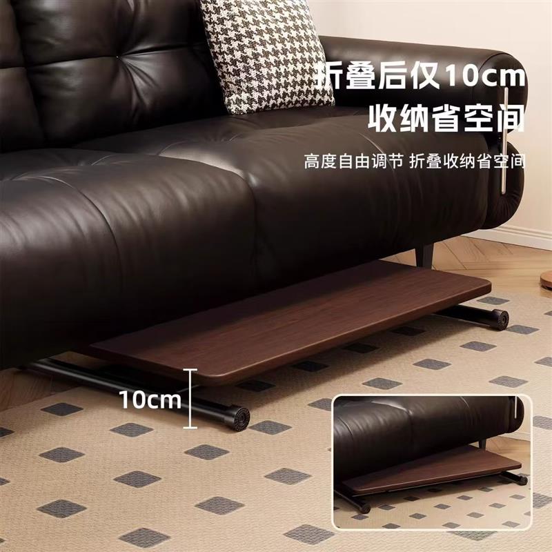 升降茶几餐桌两用客厅家用移动折叠茶几小户型简易折叠桌收纳桌子
