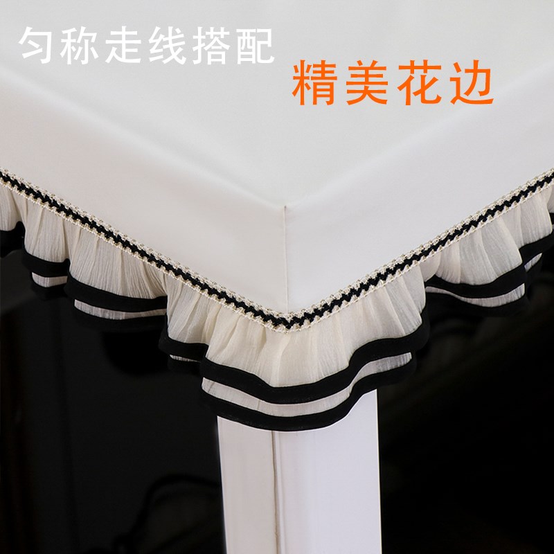 烤火桌子罩套夏天薄款长方形防水皮罩全包蕾丝茶几罩火炉保护罩图片