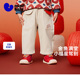 迷你巴拉巴拉男女童裤 宝宝运动装 子新年冬春童装 三防儿童加绒长裤