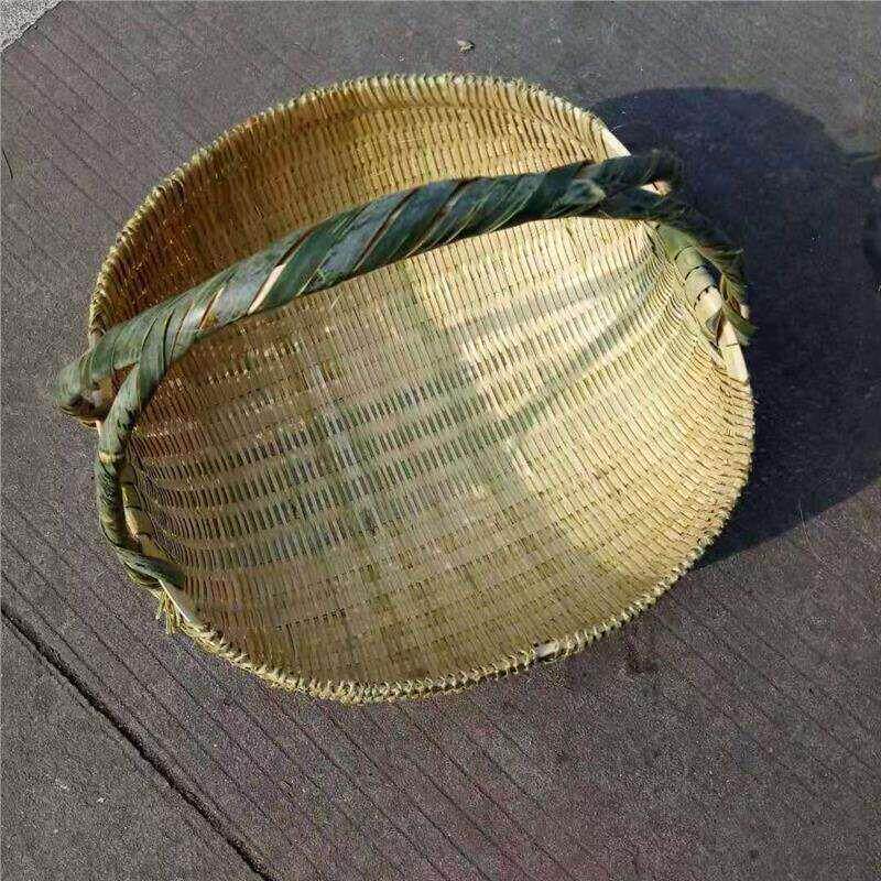 农家纯手工竹编织水果洗菜家用多功能手提提菜淘米篮箩筐鸡蛋竹筐