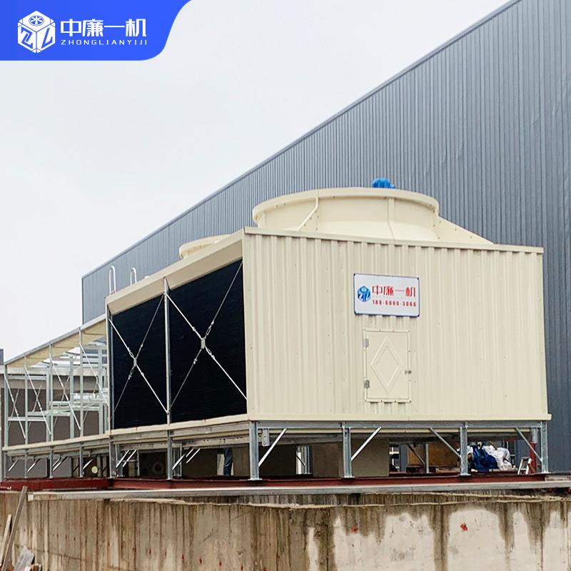 郑州方形横流冷却塔200吨400T玻璃纤维冷水塔工业注塑机冷却水塔5