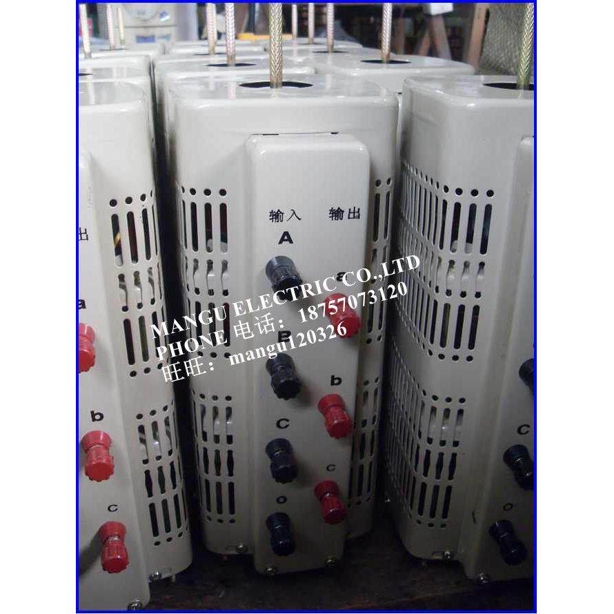三相调压器380V校验台0-430V可调变压器1500W老化测试TSGC2-1.5K