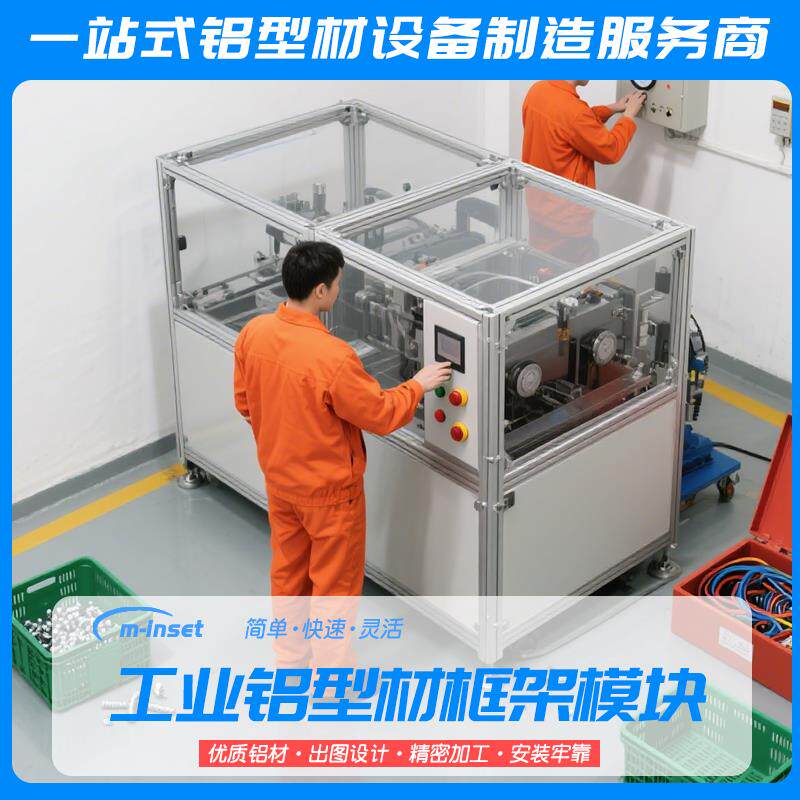 4040工业铝型材框架工作台铝合金设备围栏机箱支架柜子定制加工厂