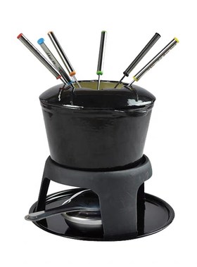 奶酪芝士起司锅双耳加厚铸铁汤锅单人小火锅电磁炉通用奶锅Fondue