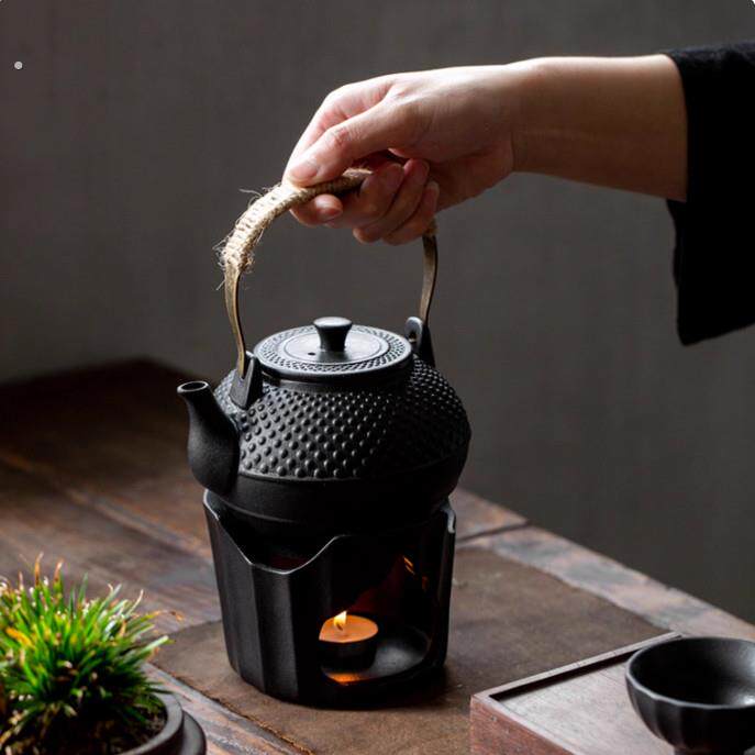 茶壶陶瓷提梁壶温茶炉家用功夫茶具泡茶壶套装单壶围炉煮茶粗陶器