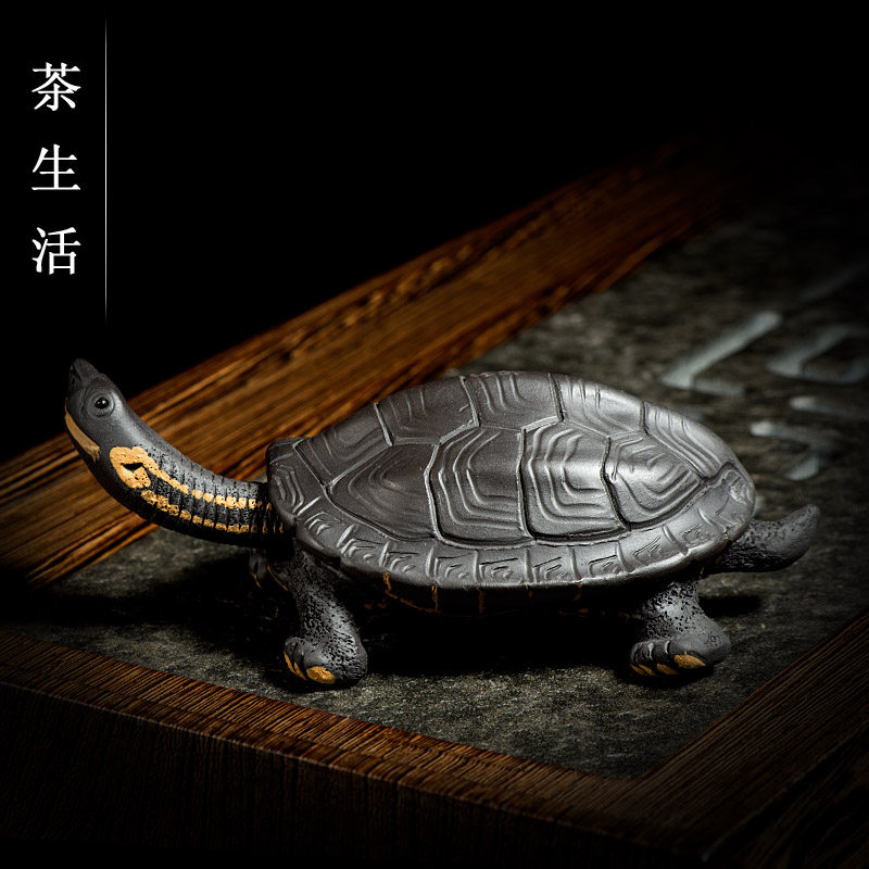 茶宠紫砂乌龟雕塑寿龟茶玩茶盘家居鱼缸装饰小摆件精美紫砂礼品,餐饮具,茶宠摆件,淘宝优惠券,粉丝福利购,淘宝优惠卷