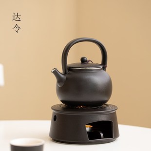 达令家用蜡烛温茶炉底座陶瓷加热小茶炉中式保温炉大号煮茶小火炉