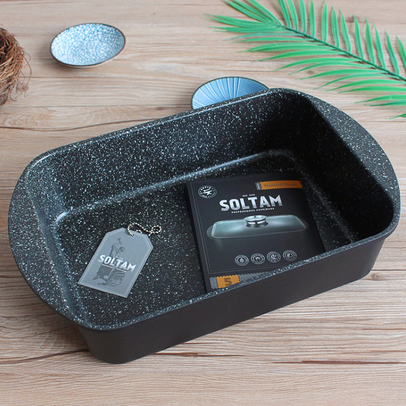 麦饭石不粘烤盘电磁炉烤鱼盘长方形加深烤鱼锅火锅锅汤锅家用商用,厨房/烹饪用具,烧烤盘,淘宝优惠券,粉丝福利购,淘宝优惠卷