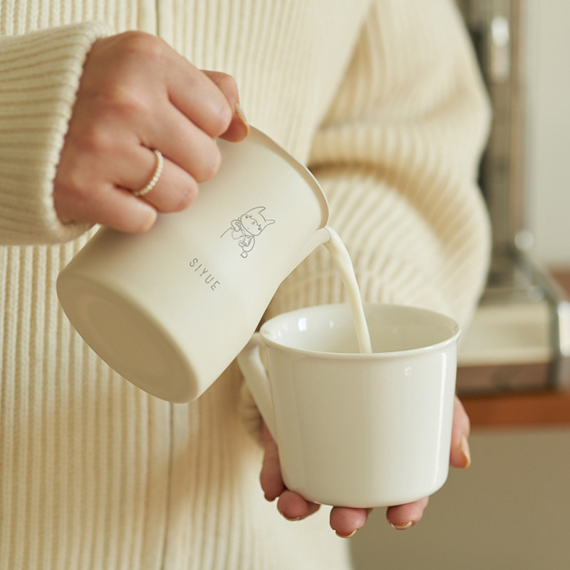 肆月 意式拉花缸304不锈钢拉花壶尖嘴咖啡拉花杯大肚奶泡杯打奶缸,餐饮具,配套器具,淘宝优惠券,粉丝福利购,淘宝优惠卷