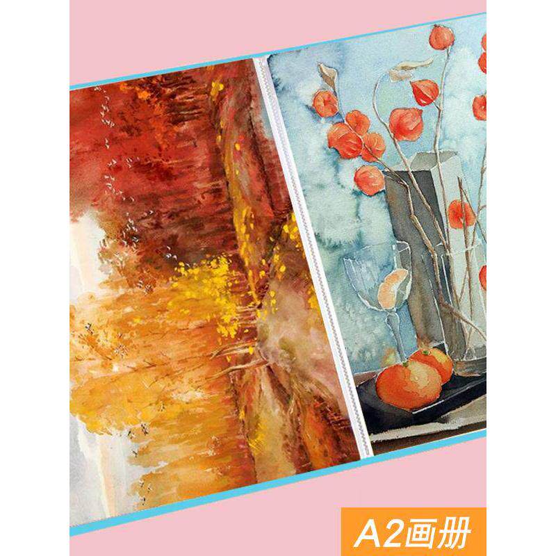 a2文件夹画册素描作品收集册绘画美术插页袋儿童海报夹画夹收纳册