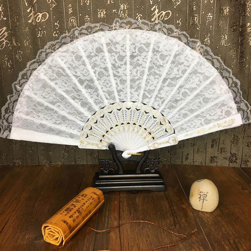 现货七朵组合咏春扇子天天向上咏春舞蹈扇子旗袍扇道具扇双层