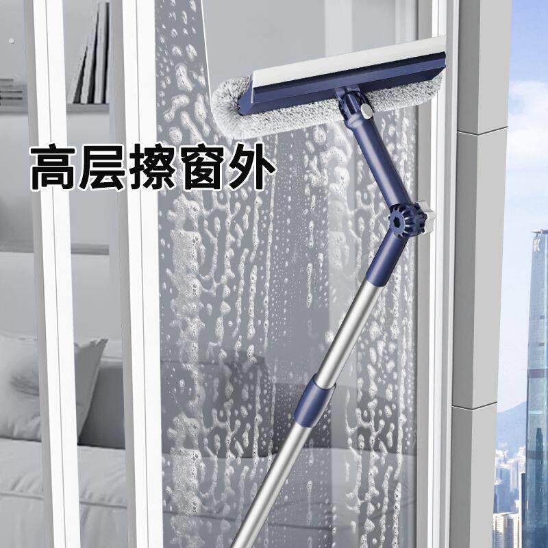 擦玻璃神器家用高层新款窗外专用刮水器伸缩家政窗户保洁清洁工具