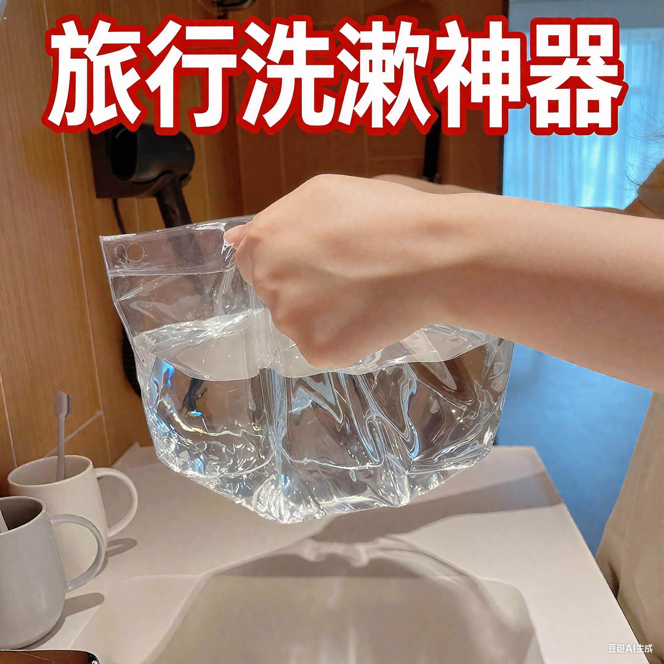 一次性旅行用品神器可折叠脸盆套装塑料加厚款酒店小物件旅游洗漱