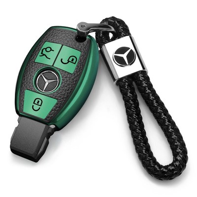 适用奔驰S级1314/15/16/17款S300L/S350/S400/S500车钥匙包套扣壳