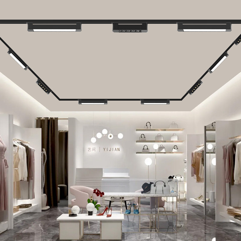 长条轨道灯led 散光补光商用服装店铺泛光导轨式条形线条射灯明装,家装灯饰光源,轨道灯,淘宝优惠券,粉丝福利购,淘宝优惠卷