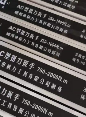 AC型预置式扭力扳手AC4-20N.m100/760/1000/2000N.m公斤扭矩工具