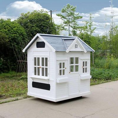 2650幼园户外小屋儿童游戏房组装树屋木房动木防腐木互移动木儿屋