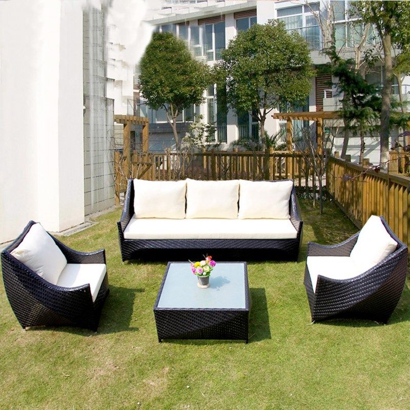 藤编家具藤沙发组合客厅室外防晒防水庭院休闲创意藤艺沙发四件套,住宅家具,户外沙发,淘宝优惠券,粉丝福利购,淘宝优惠卷