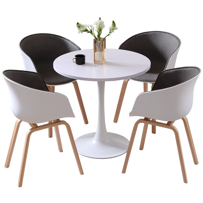 岩板简约接待洽谈桌椅组合谈判桌商务用会客桌椅办公室休闲小圆桌,住宅家具,岩板餐桌,淘宝优惠券,粉丝福利购,淘宝优惠卷