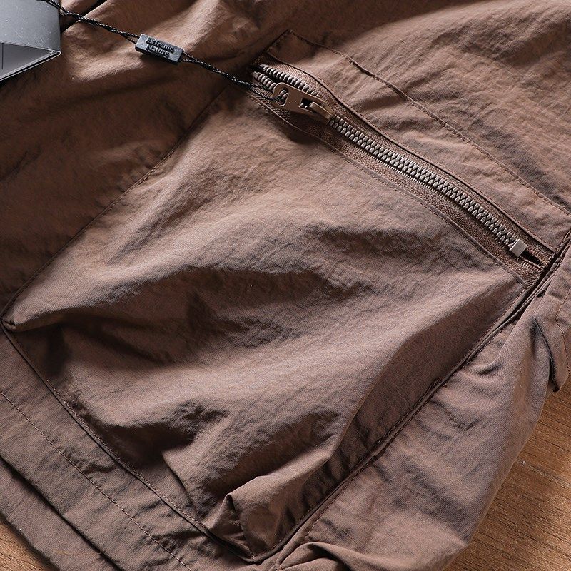 美式工装风!立体大口袋!户外科技面料防水透气男士夏季休闲短裤,男装,短裤,淘宝优惠券,粉丝福利购,淘宝优惠卷