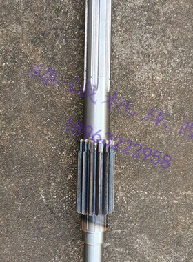 临清Z5140A立钻配件水平轴常州大河丹东Z5150A 5125 齿轮轴花键轴