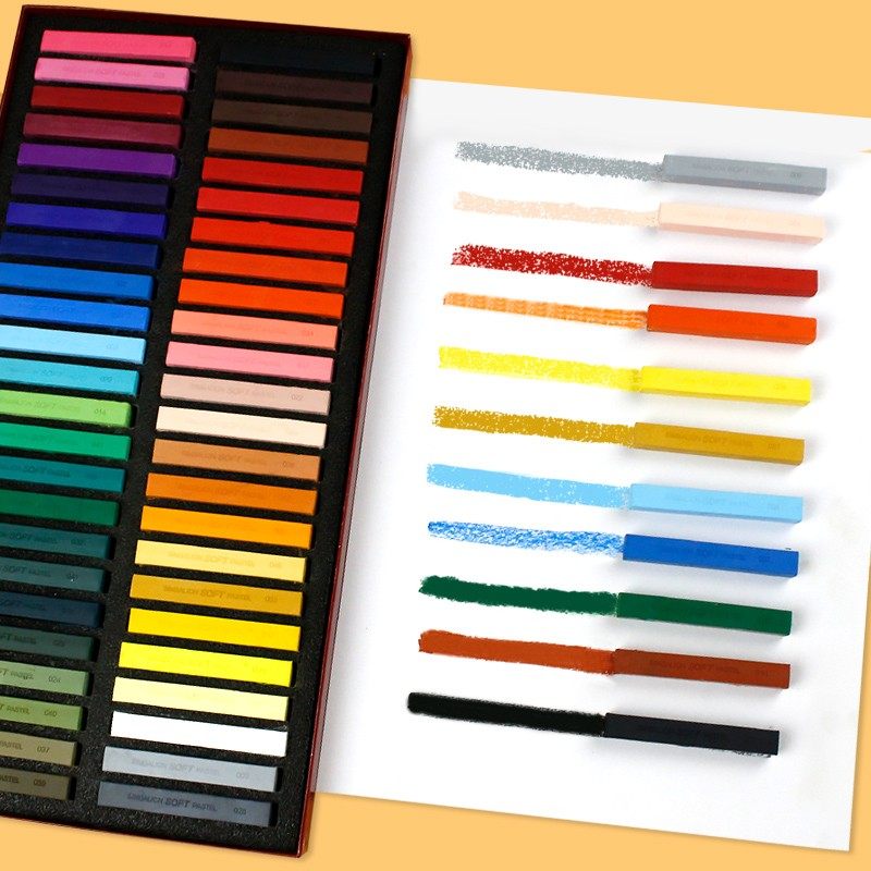 雄狮60色短支粉彩棒48色粉笔软式素描绘画上色彩绘染发棒36色粉画,文具电教/文化用品/商务用品,蜡笔,淘宝优惠券,粉丝福利购,淘宝优惠卷