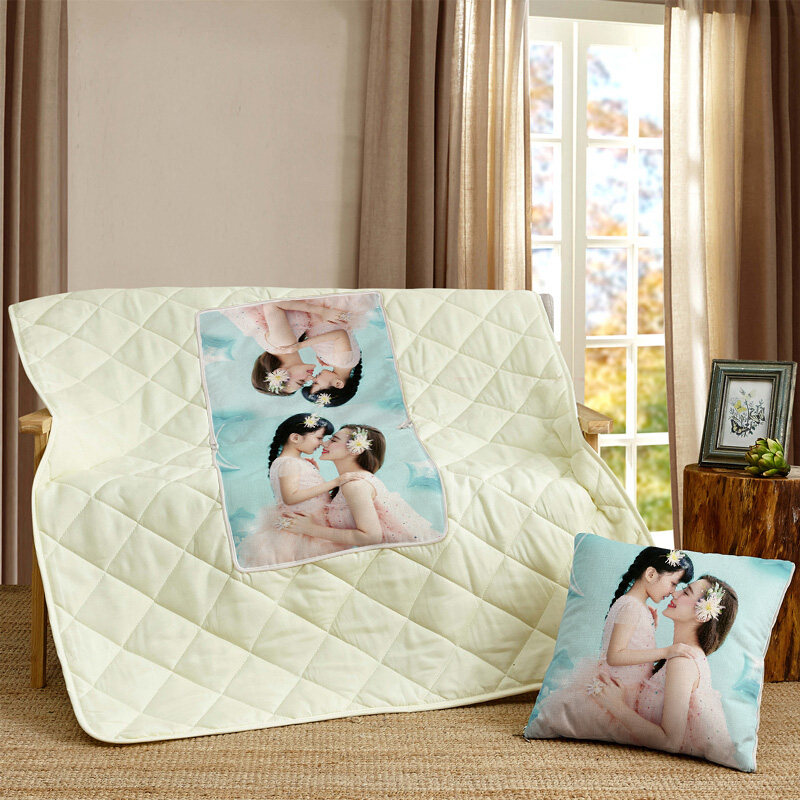 空调抱枕被子两用定制来图定做照片diy多功能毯子个性可爱办公室