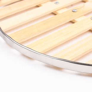 竹篦子 家用圆形隔水竹蒸架蒸馒头垫蒸笼竹蒸片蒸盘蒸架蒸格蒸屉