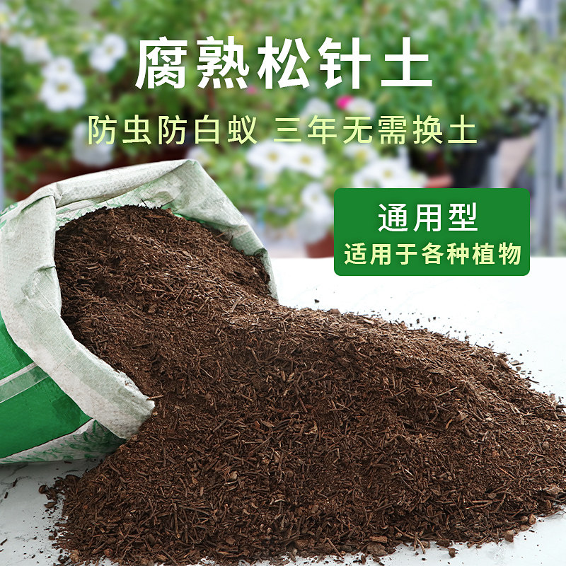 兰花专用松针土腐叶种植土腐熟松针多肉植物绿萝营养土无土纯松针