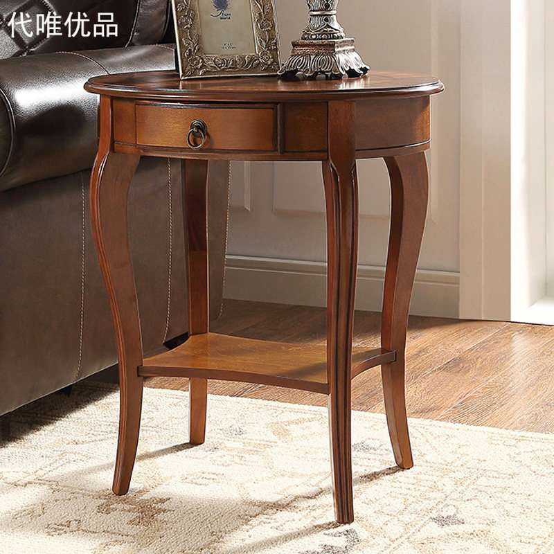 代唯优品 全实木圆几边几角几沙发边柜小圆几圆桌简约小户型茶几,住宅家具,角几/边几,淘宝优惠券,粉丝福利购,淘宝优惠卷