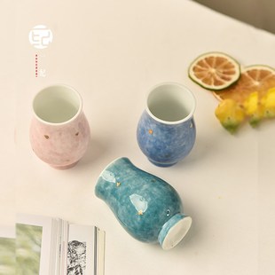 纯手工点金聚香杯手绘小茶杯中式闻香杯家用陶瓷品茗杯女士主人杯