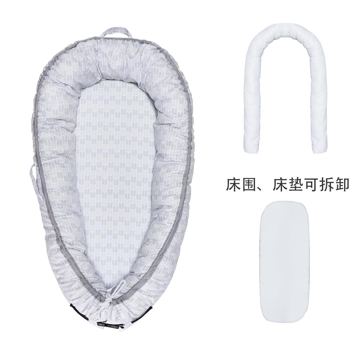 嗨豆芽欧式婴儿床床中床宝宝新生儿bb小床睡篮旅行多功能便携式床