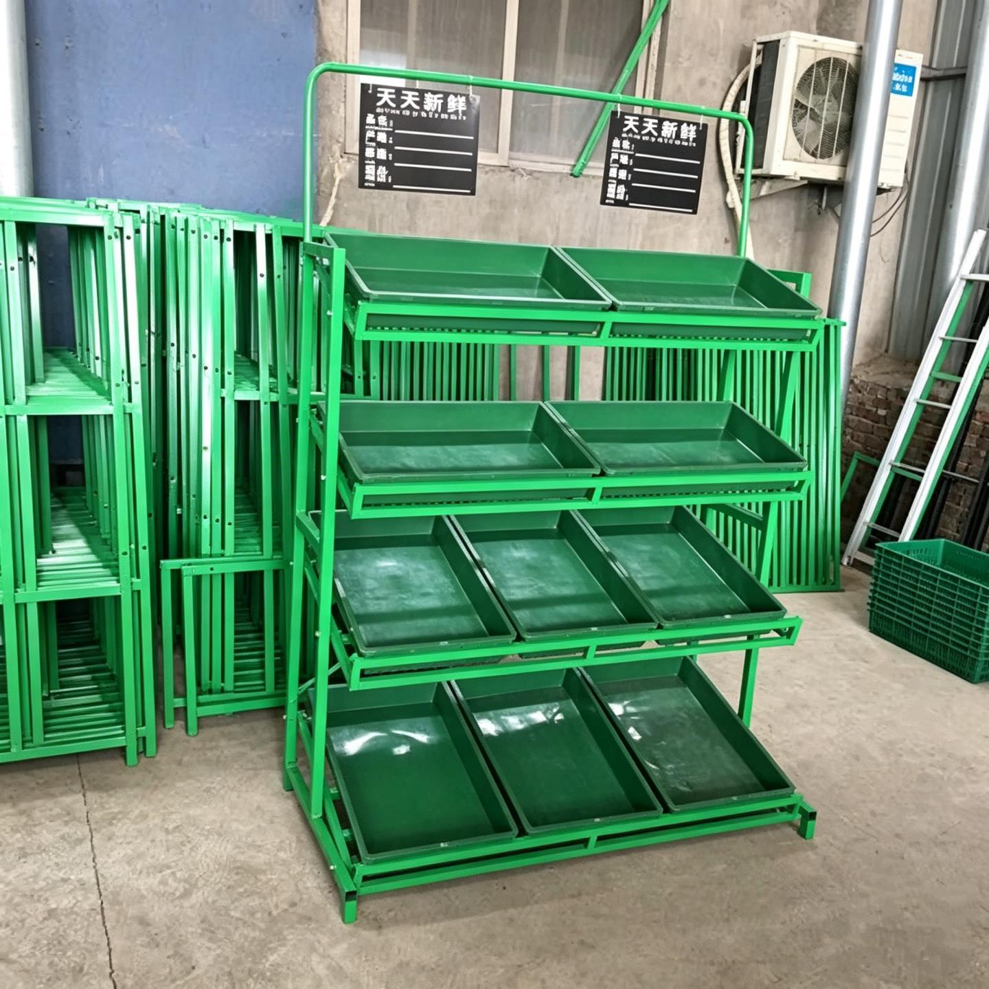 蔬菜货架水果店超市商用展示架置物架生鲜多层水果架子果蔬架菜架