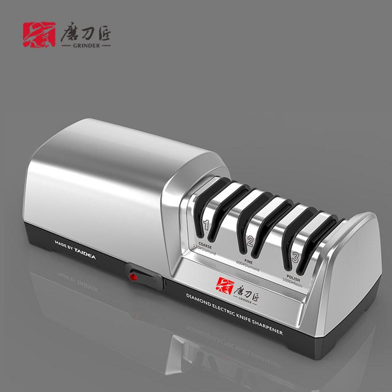 磨刀匠电动磨刀器家用快速磨刀厨房磨剪刀工具多功能菜刀开刃器