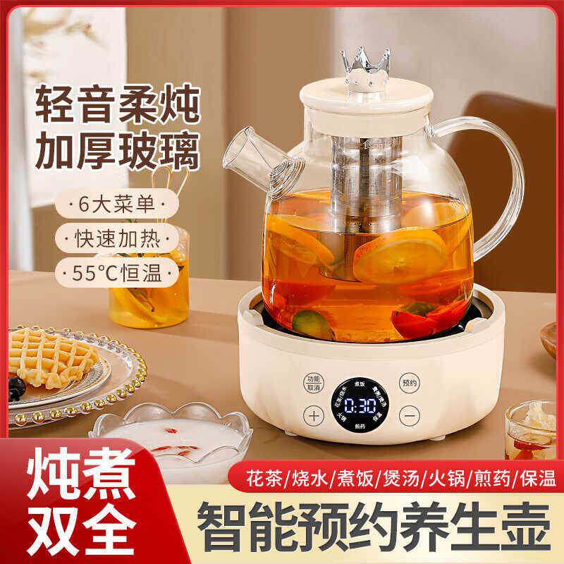 多功能养生壶办公室煮花茶器家用养生锅陶瓷锅小型带茶漏烧水壶